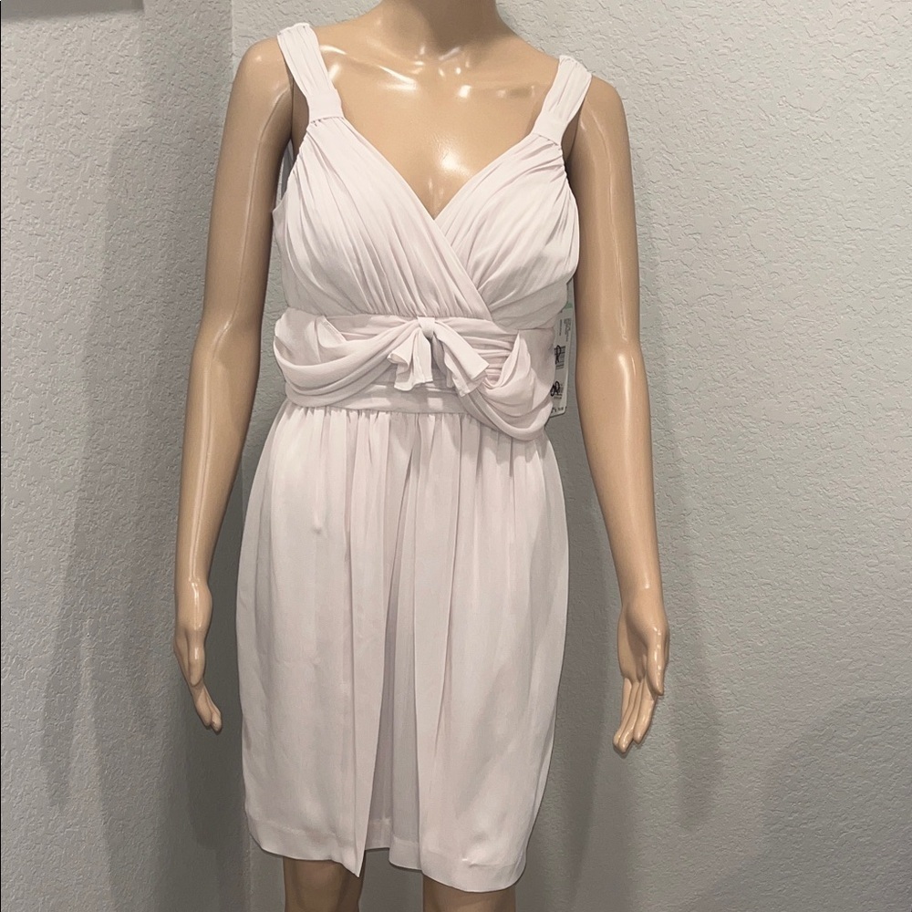 NWT Vintage Evan Picone Elegant champagne colored Sleeveless Dress